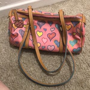 Signature Pink Heart Dooney & Bourke purse